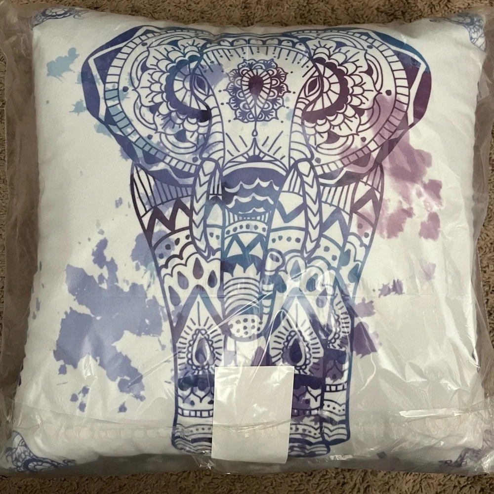 Boho 2 pack velvet throw pillows